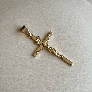 Gold Plated Medium Cross(Pendant Only)